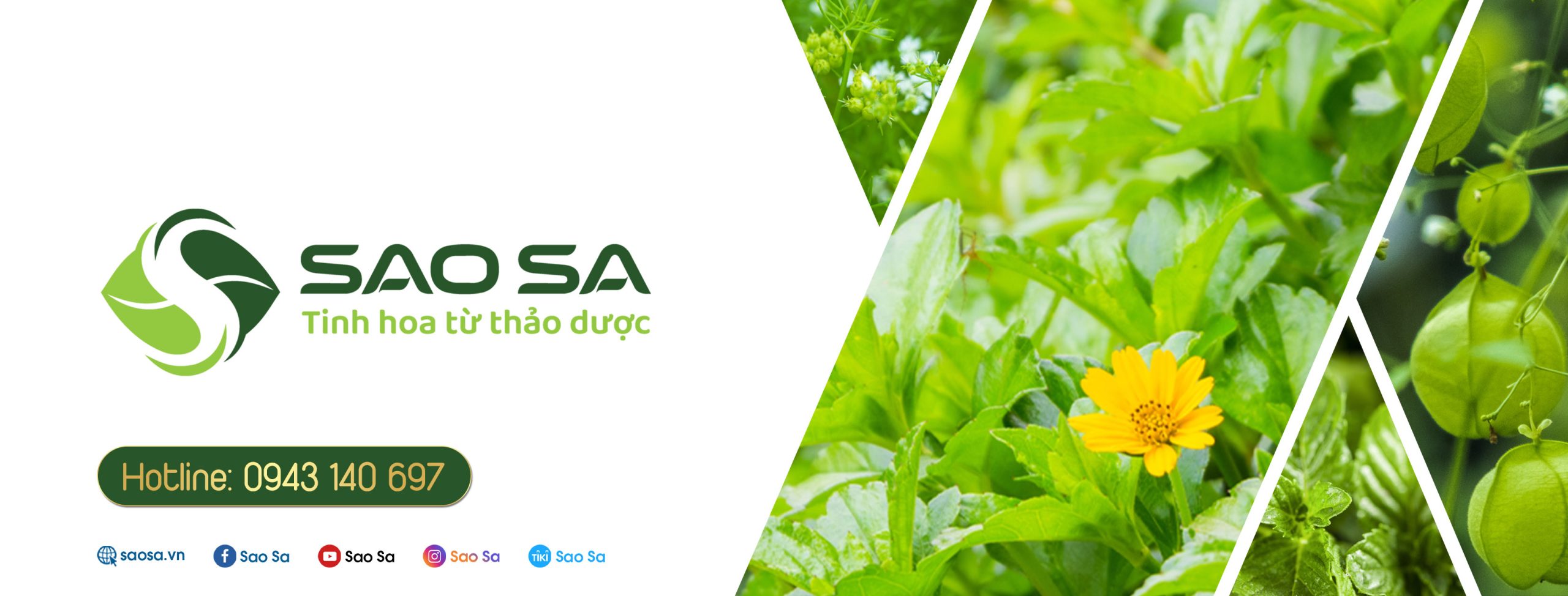 SaoSa cung cấp các loại xà bông thảo dược được nhiều người tin dùng