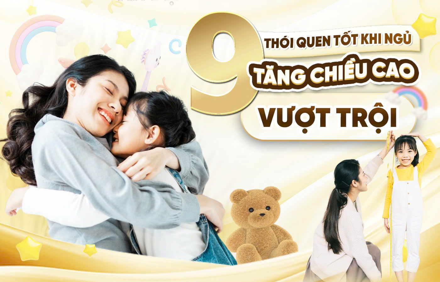 9 thói quen tốt khi đi ngủ giúp trẻ tăng chiều cao vượt trội